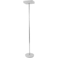 Lampadaire Alba Fluosquare BC Blanc 24 W Fluorescent 275 x 275 x 1850 mm