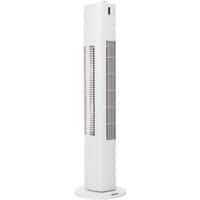 Tristar Nicht Höhenverstellbar Turmventilator Steckdose 3 Geschwindigkeiten 79 cm Weiß VE-5985 79 cm