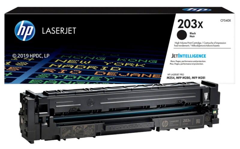 Toner HP 203X D'origine CF540X Noir