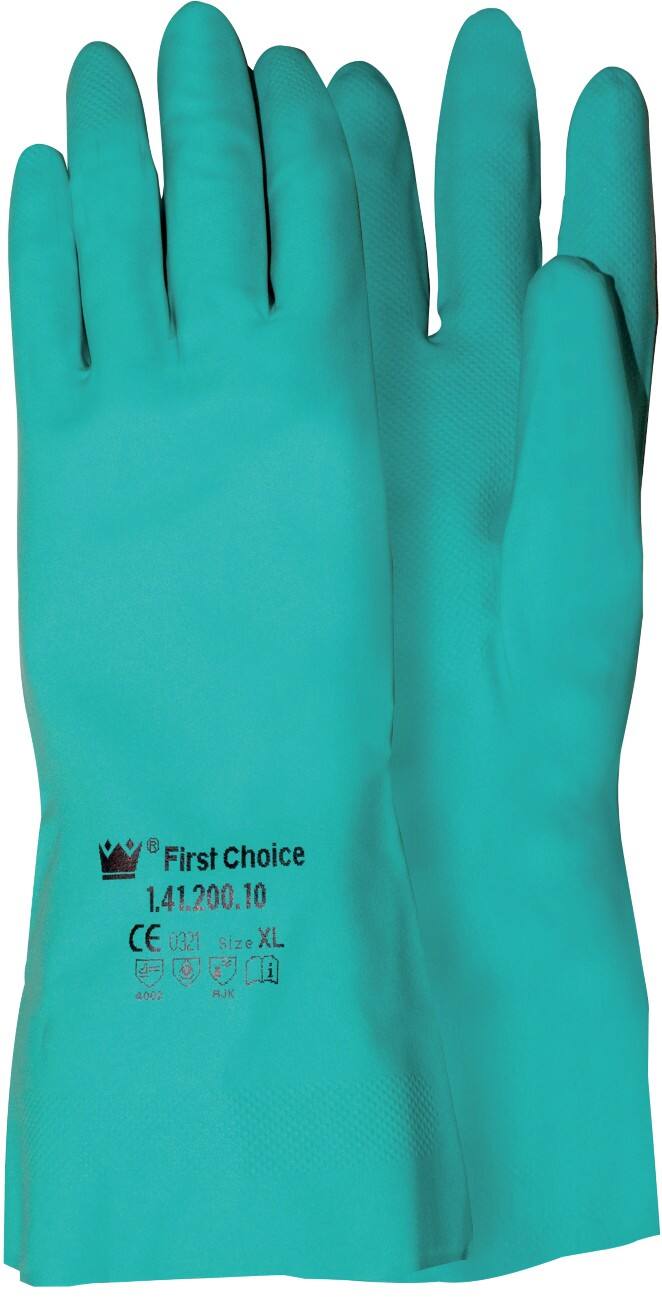 Gants First Choice Nitrile Taille L Vert 1 Paire de 2 Gants