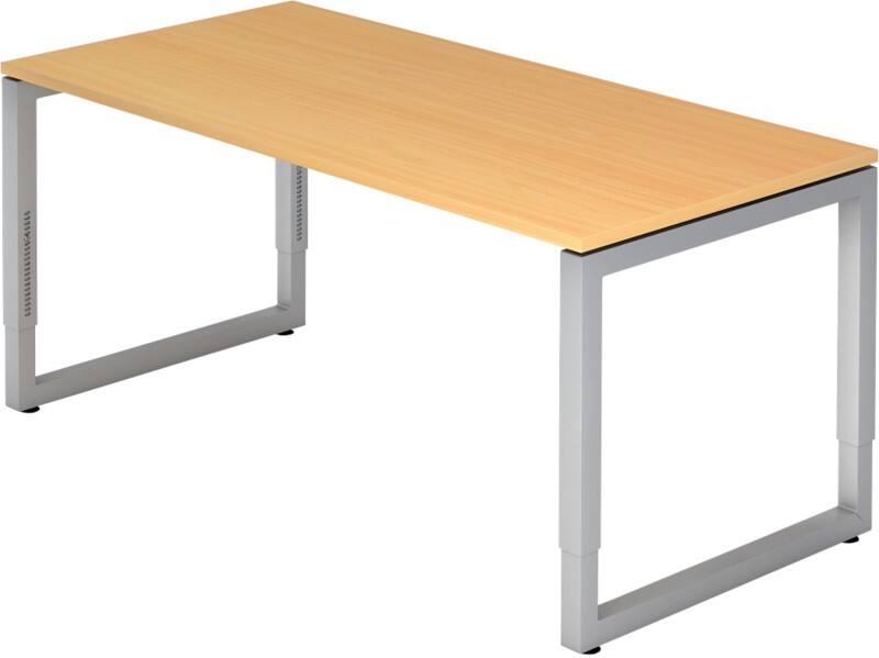 Bureau Hammerbacher R-Series VRS Hêtre Joue 1600 (L) x 800 (P) x 850 (H) mm Acier, Aggloméré