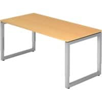 Bureau Hacmerbacher VRS16/6 R-Serie Imitation hêtre 160 x 80 x 85 cm