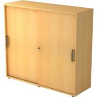 Armoire Hammerbacher 3FH SG à portes coulissantes Hêtre 1200 x 400 x 1100 mm