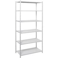 ARNO SPACE Arno Regale 6 Fachböden Verzinkt 1.000 x 600 x 2.250 mm Grau