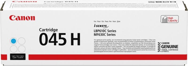 Toner Canon D'origine 045H Cyan