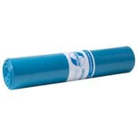 Sac-poubelle DEISS Premium Déchets lourds 120 L Bleu Polyéthylène 70 microns 25 Unités