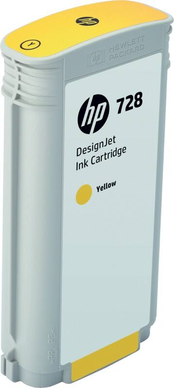 Cartouche jet d'encre HP 728 F9J65A D'origine Jaune