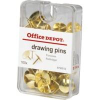Office Depot Reissnägel Kupfer Kupfer, Stahl 100 Stück