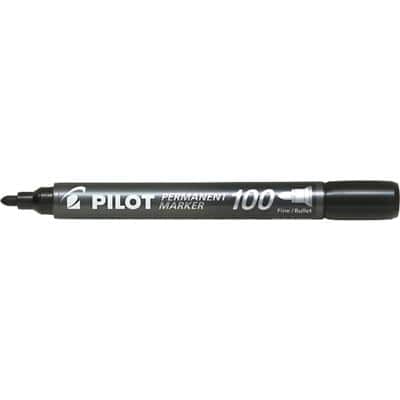 Marqueur permanent Pilot 100 Fin Pointe Ogive Noir
