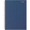 Viking Notebook A5+ Kariert Spiralbindung Hartpappe Blau Perforiert 160 Seiten 80 Blatt