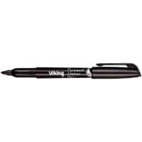 Viking PBM1.0 Rundspitze Permanentmarker Mittel Rundspitze 1 mm Schwarz Wasserbeständig