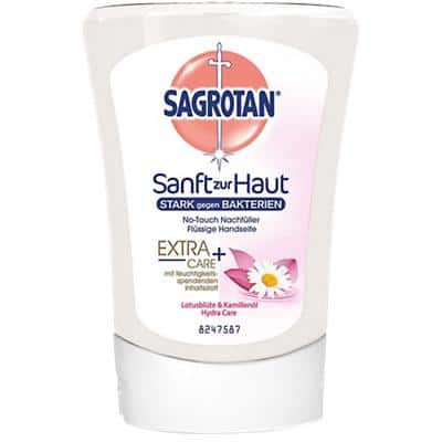 Recharge de savon pour les mains Sagrotan Liquide Fleur de lotus Blanc 3025776 250 ml