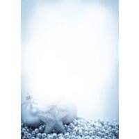 Papier de Noël Motif Sigel A4 Bleu, Blanc 90 g/m² 100 Feuilles