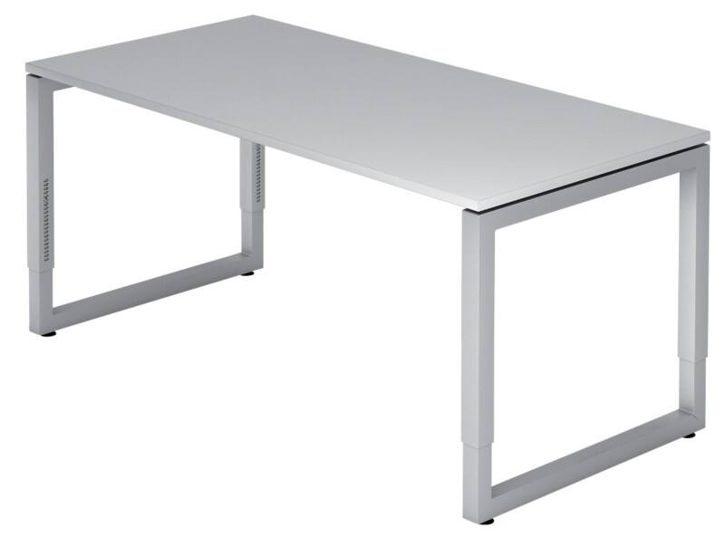 Bureau Hammerbacher R-Series VRS Gris Joue 1600 (L) x 800 (P) x 850 (H) mm Acier, Aggloméré