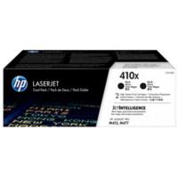 Toner HP 410X D'origine CF410XD Noir Duopack 2 Unités